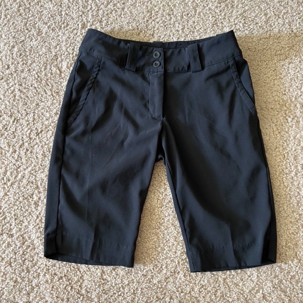 Nike Golf  - Tour Performance, Dri-Fit Black Shorts - Size 0